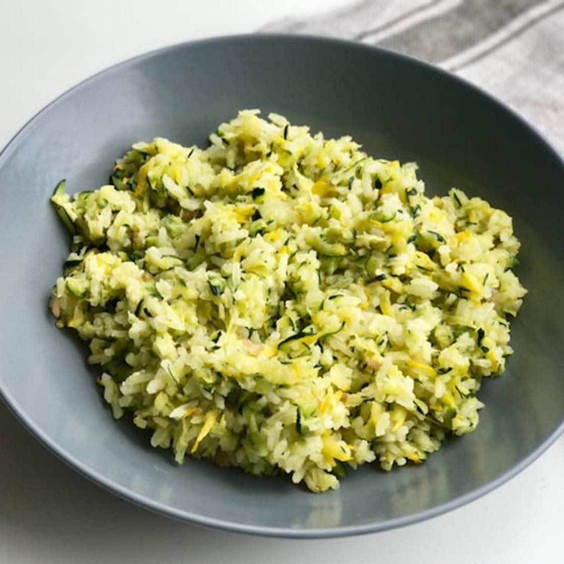 Arroz con Calabacín y Queso