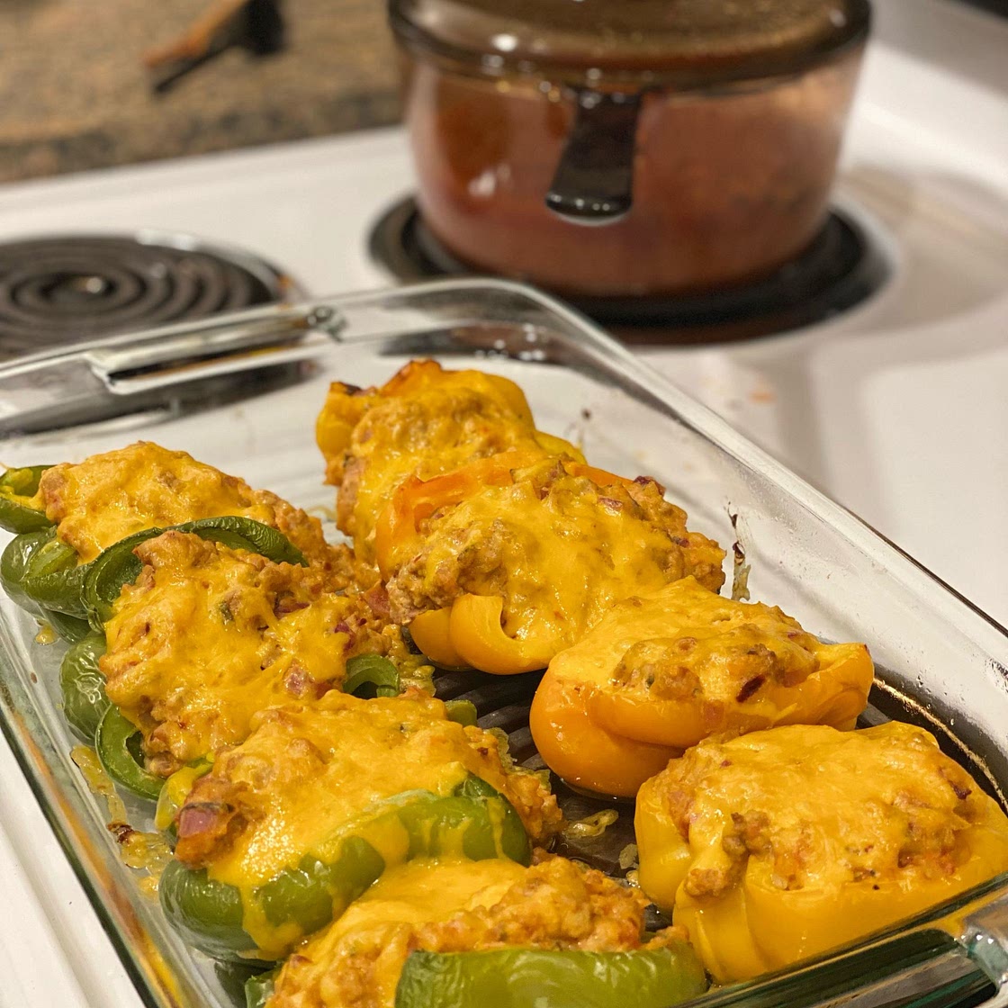Taco Stuffed Bell Peppers (Keto Stuffed Peppers)