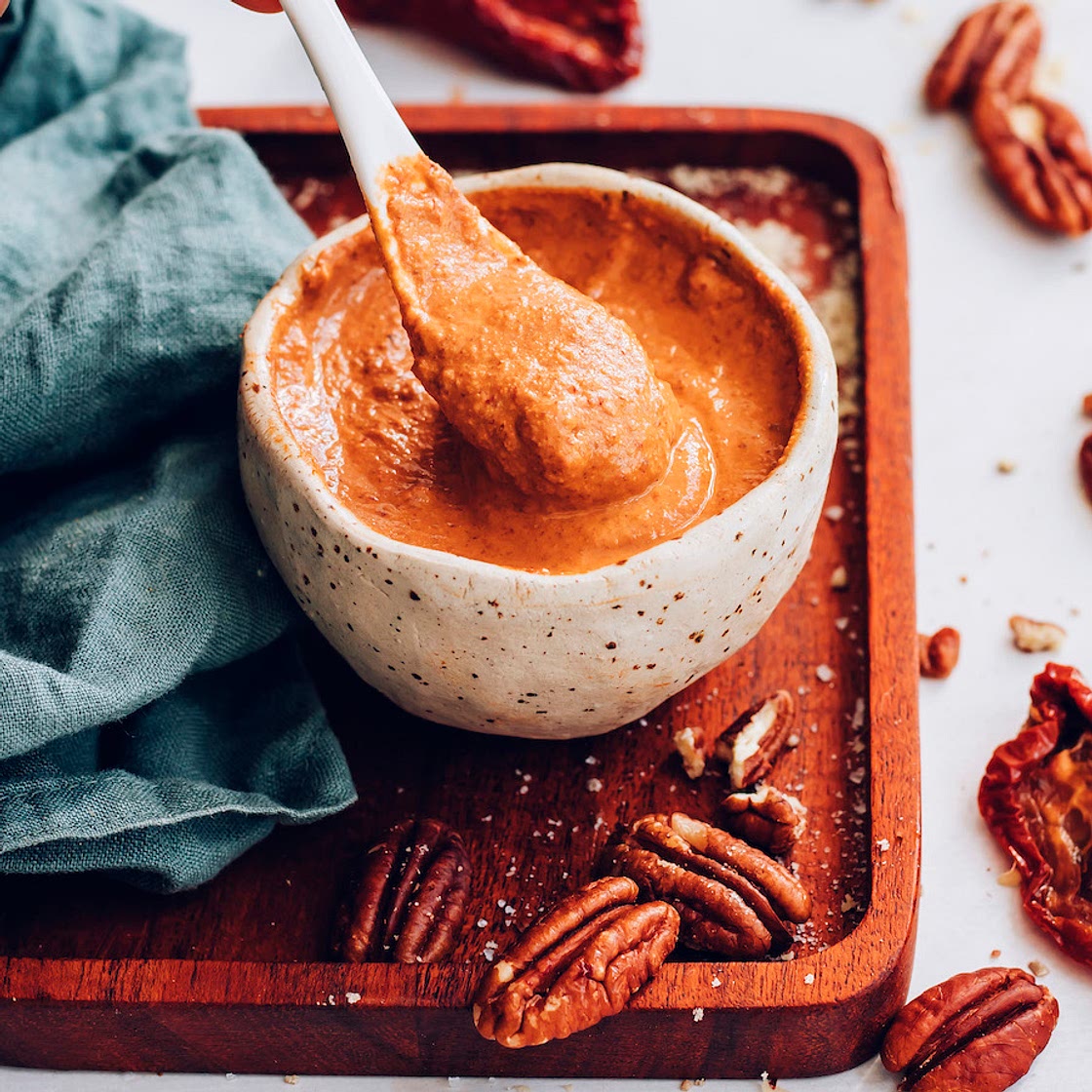 Creamy Chipotle Pecan Pesto