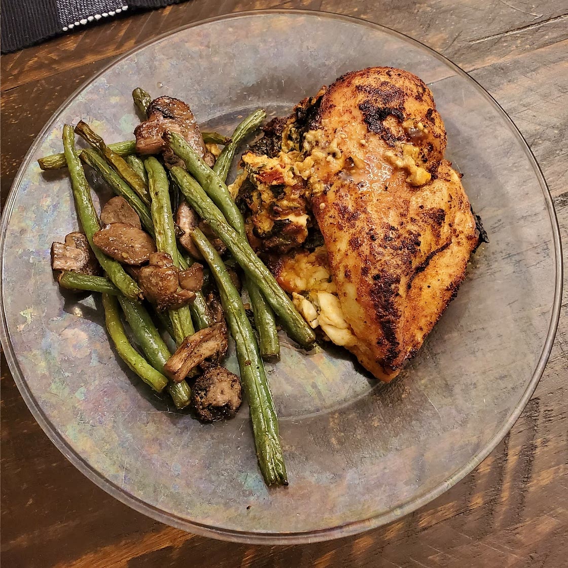 Stuffed chicken breast