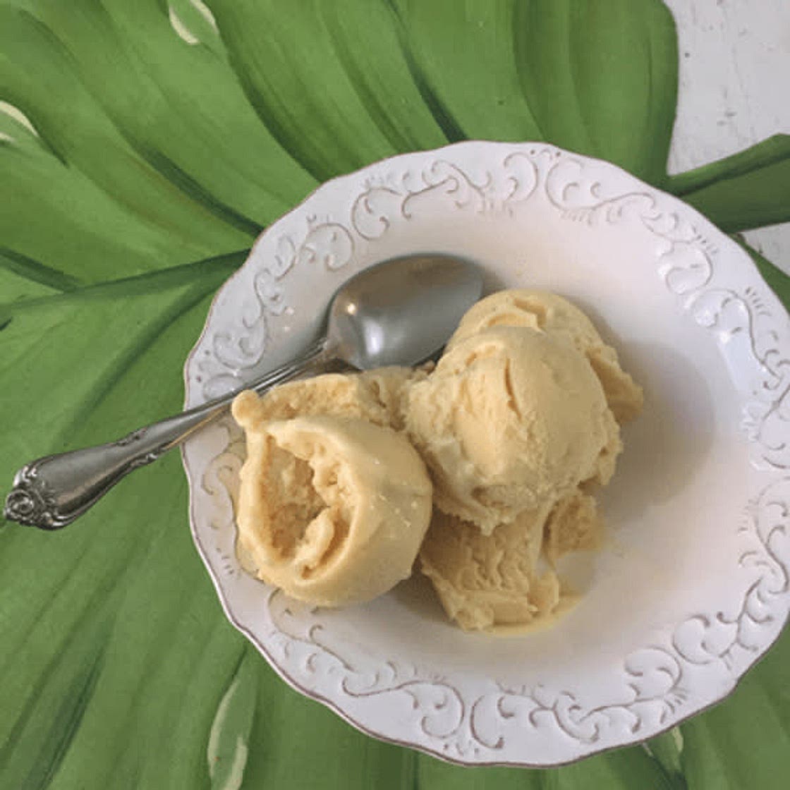 Cuban Mantecado Ice cream