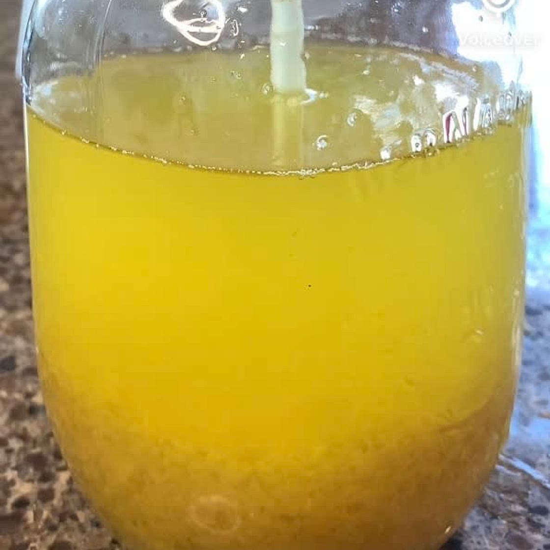 Home made citrus body oil or conditioner 