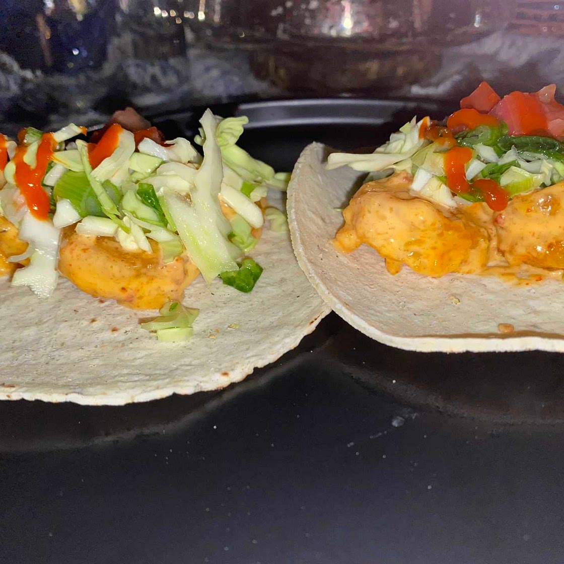 Bang Bang Shrimp Tacos