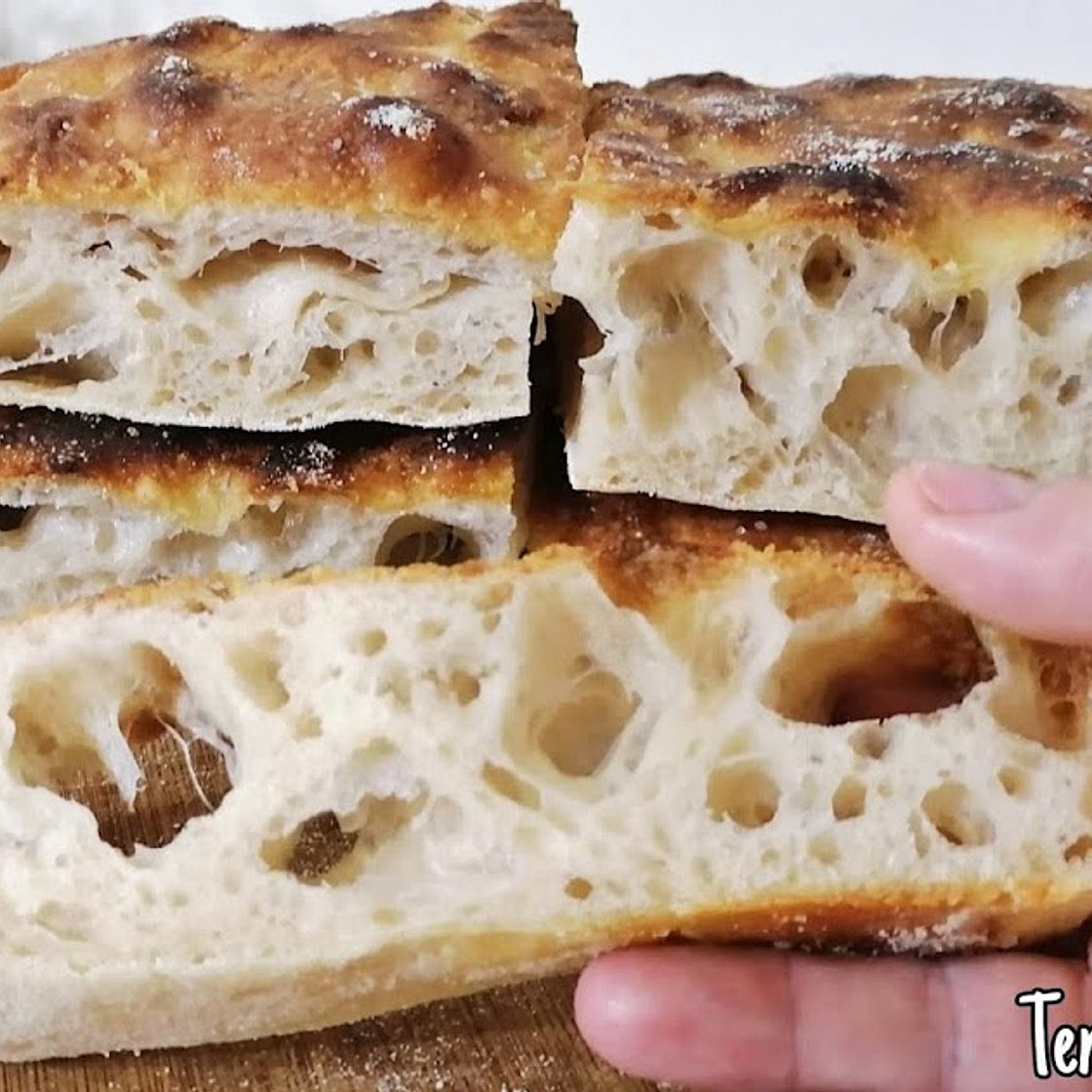 Focaccia con lievito madre