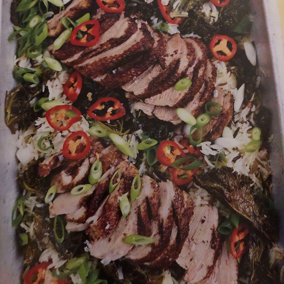 Five-Spice Duck with Wild Rice, Kale & Ginger