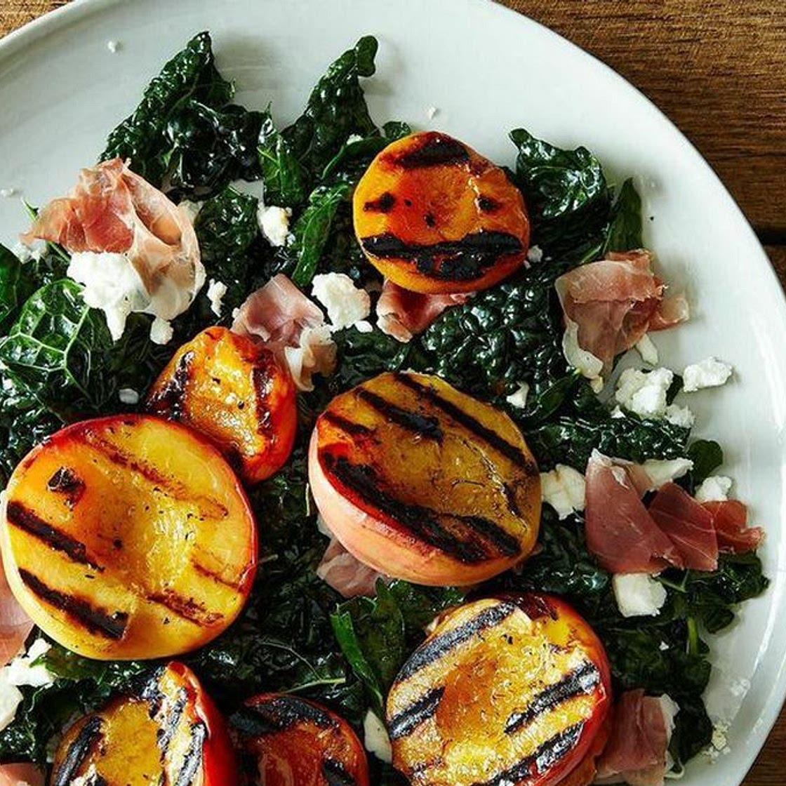 Grilled Peach & Apricot Salad