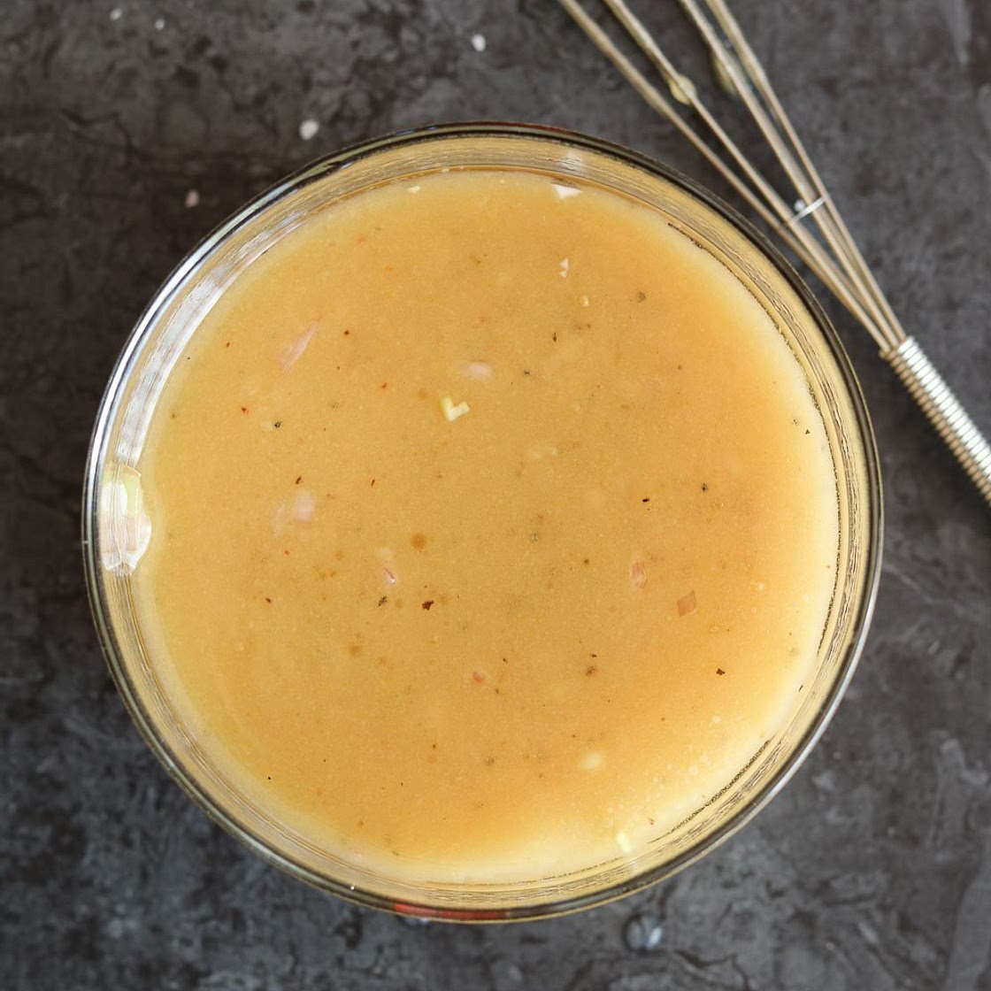 White Balsamic Honey Mustard Vinaigrette