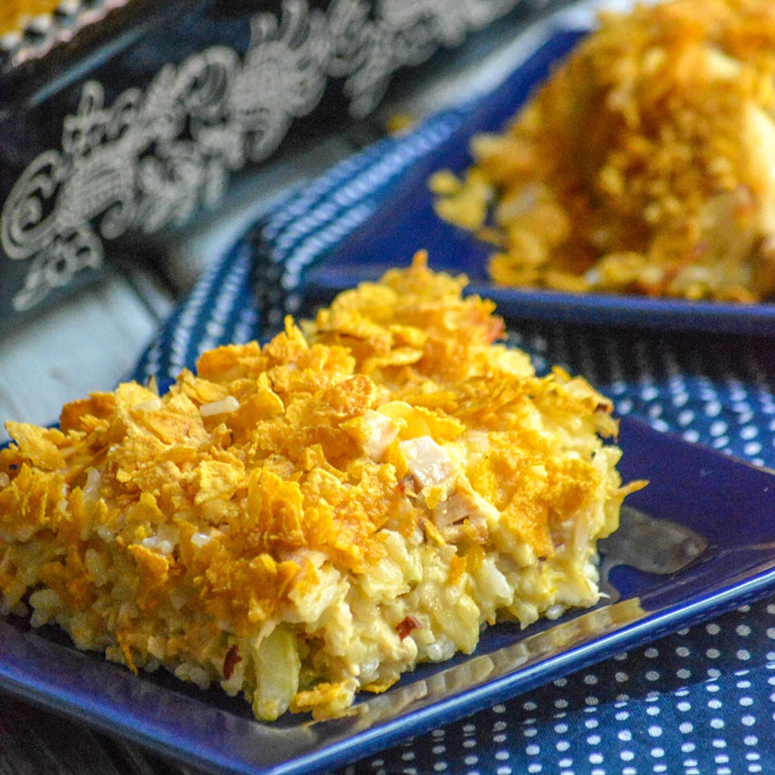 Rotisserie Chicken & Rice Casserole