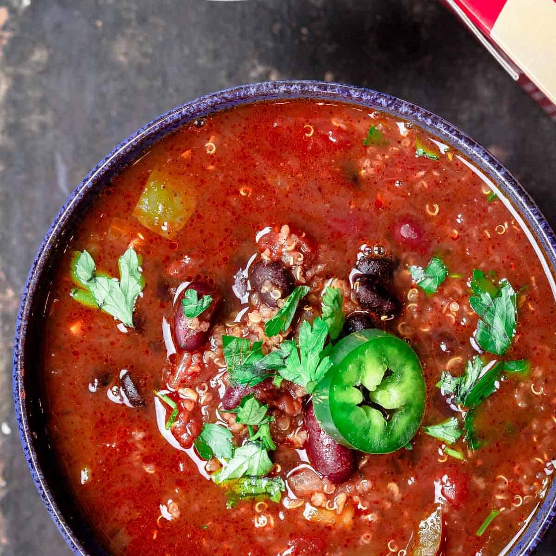 BEST Vegan Chili with Quinoa