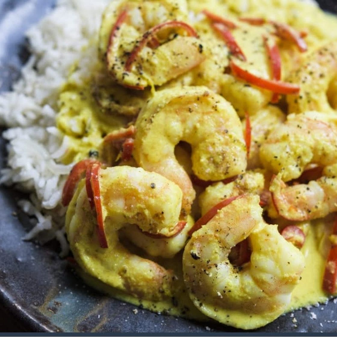 Singapore Shrimp Curry
