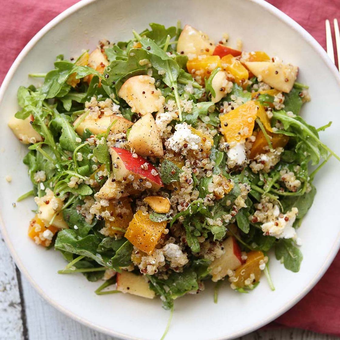 Roasted Golden Beet Salad with Quinoa