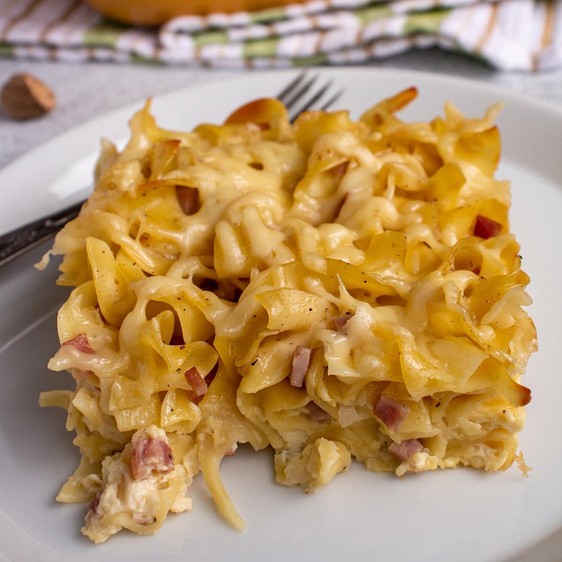 Schinkennudeln (German Ham and Noodles Casserole)