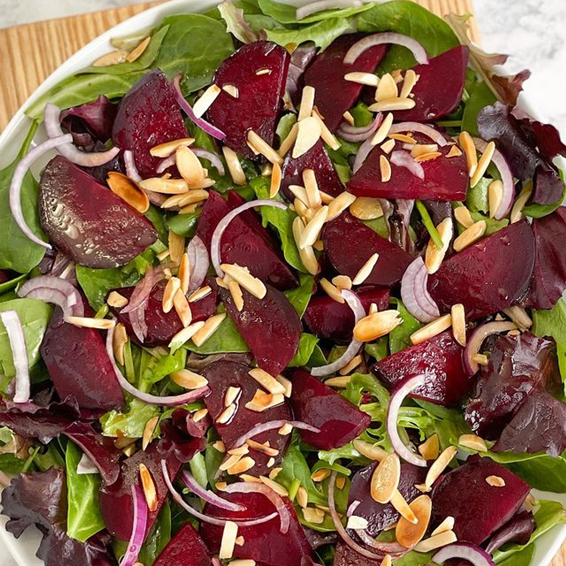 Roasted beet salad
