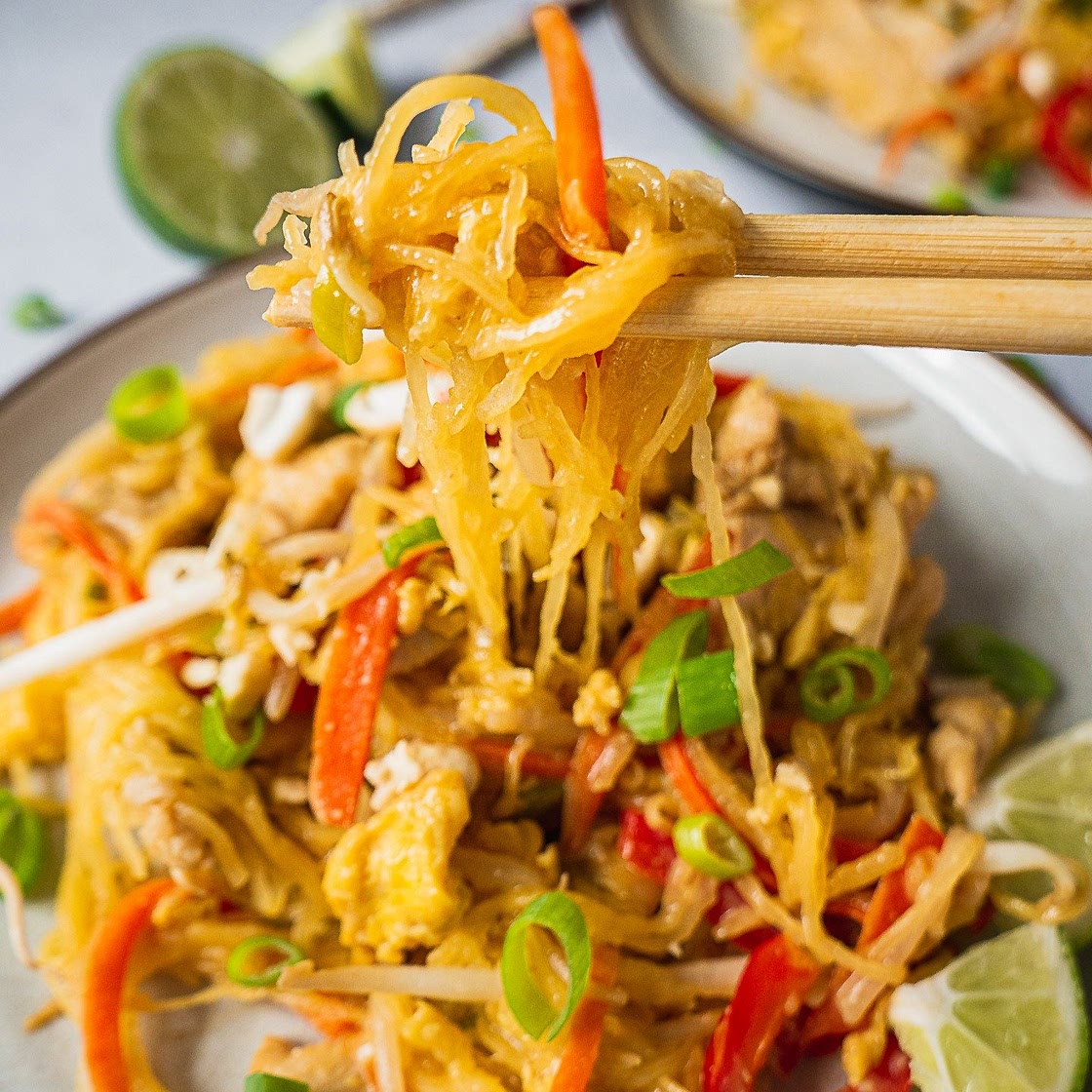 Chicken Pad Thai with Spaghetti Squash