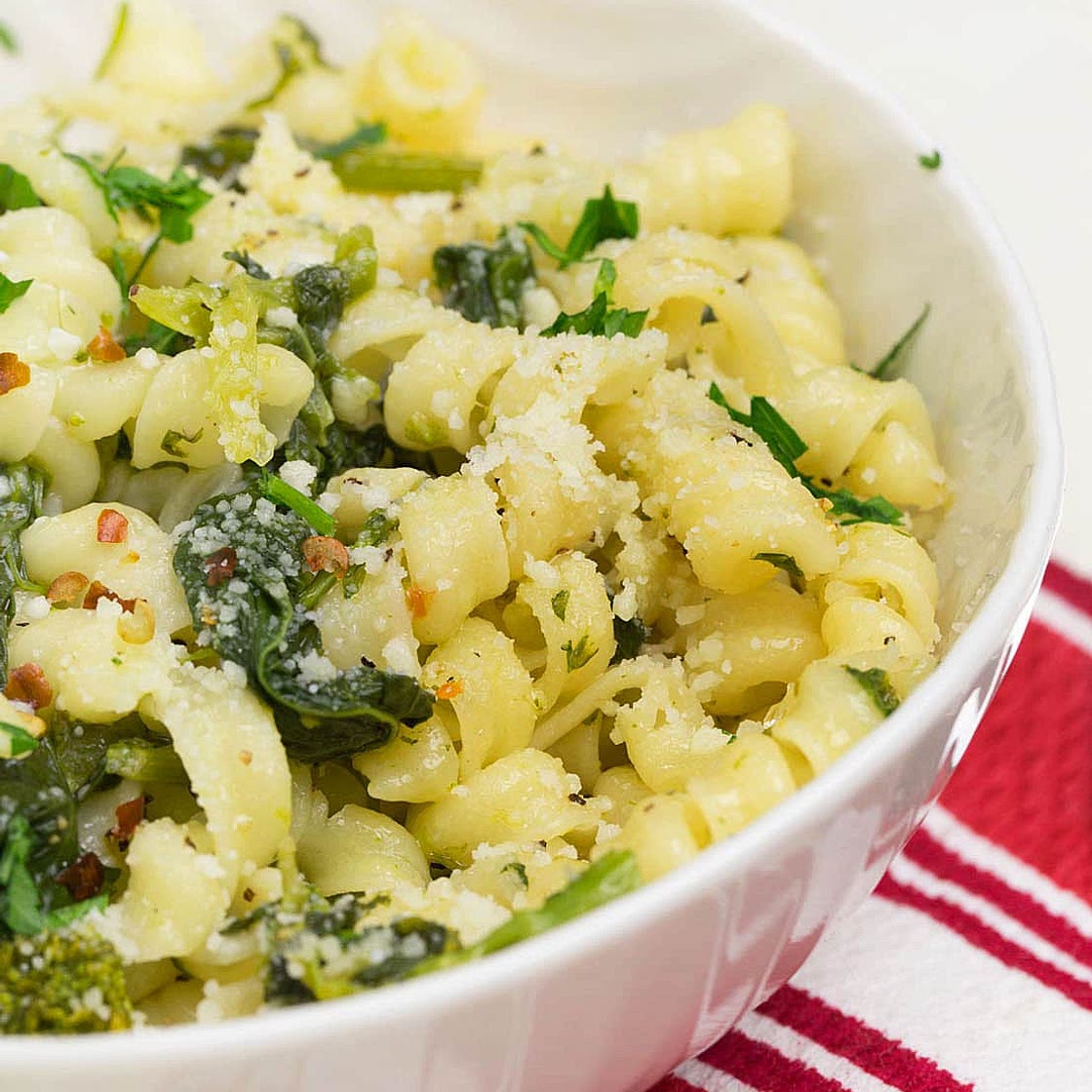 Pasta Aglio Olio (aka Aioli) with Broccoli Rabe