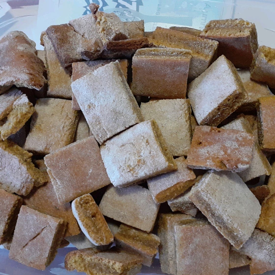 Peanut Butter and Pumpkin Dog Treats