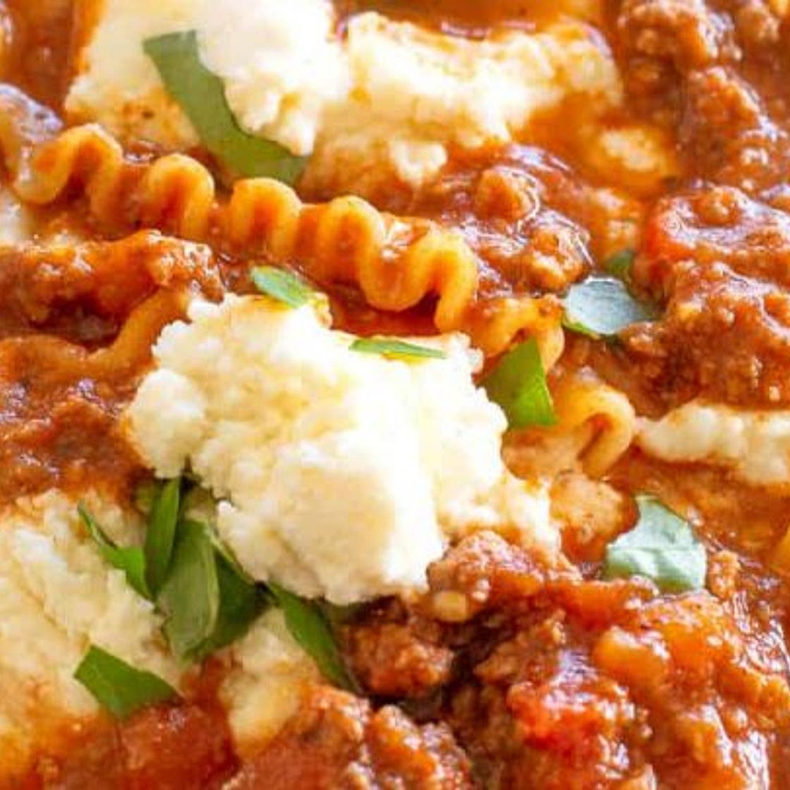 Lasagna Soup