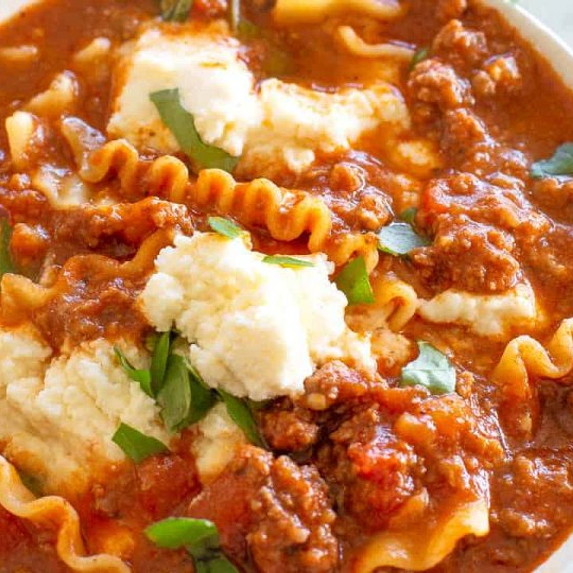 Lasagna Soup