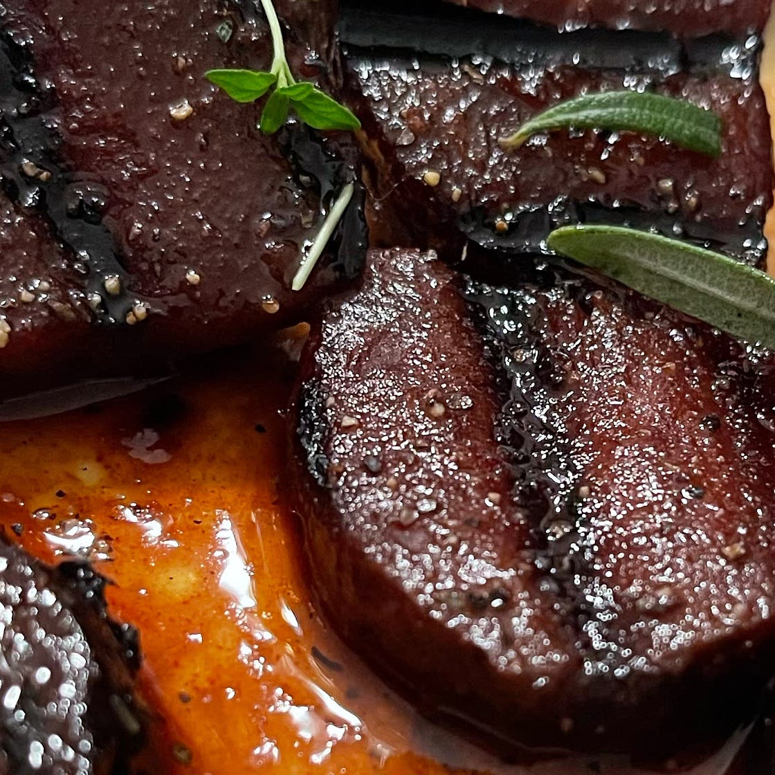 Vegan Steak with Garlic Butter
