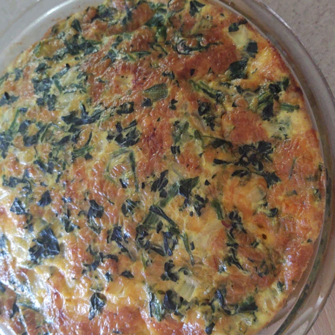 Crustless Spinach Quiche