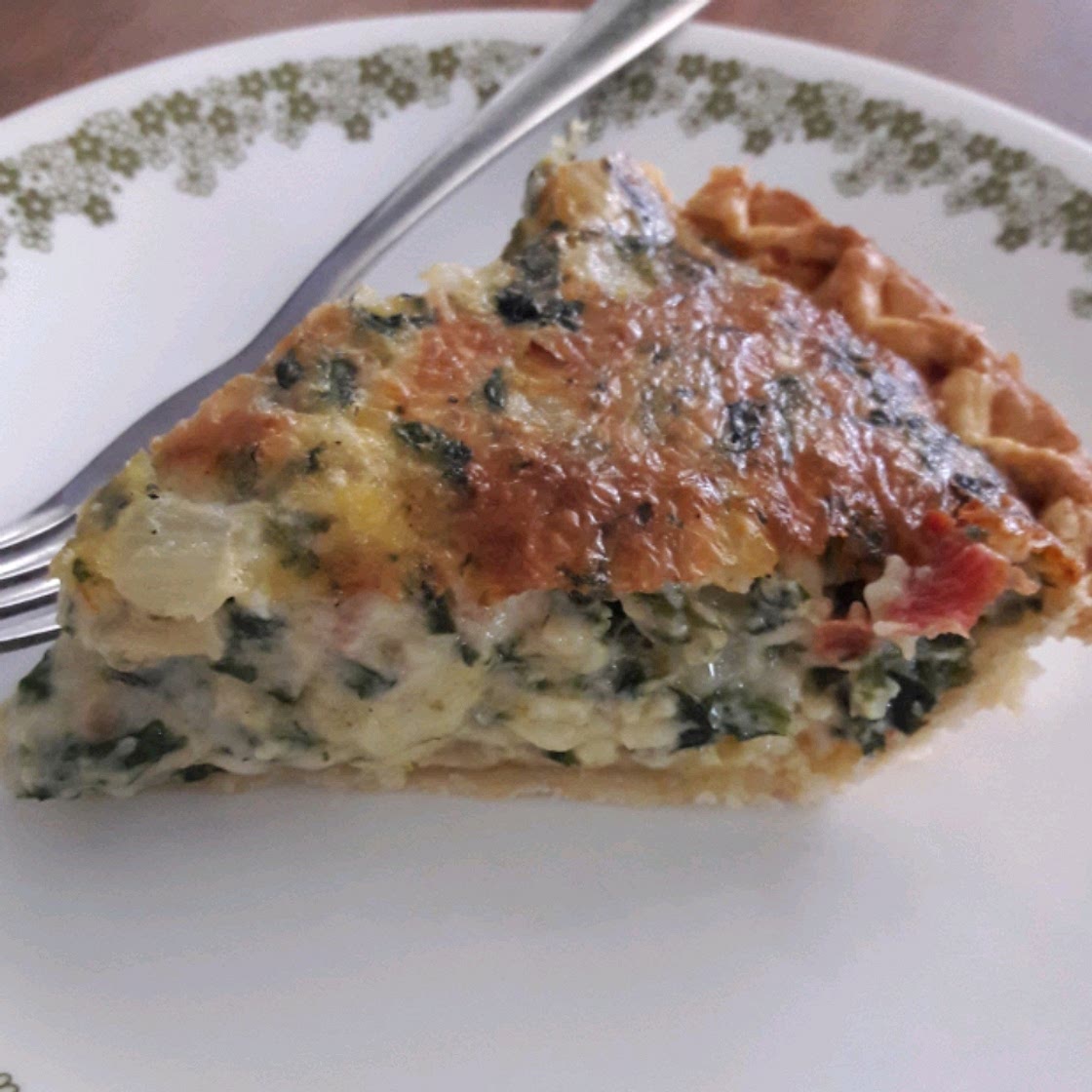 Crustless Spinach Quiche