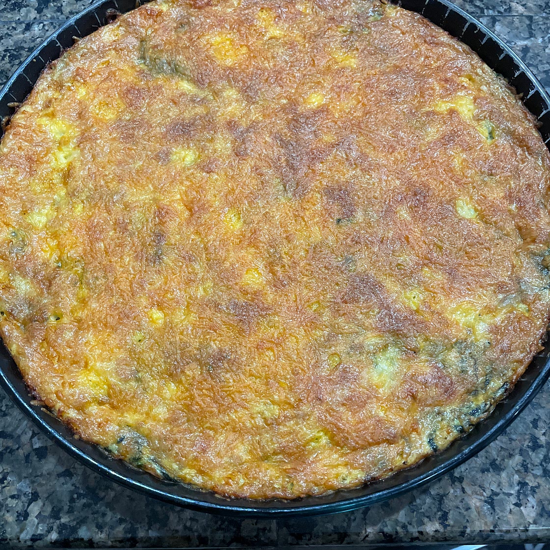 Crustless Spinach Quiche