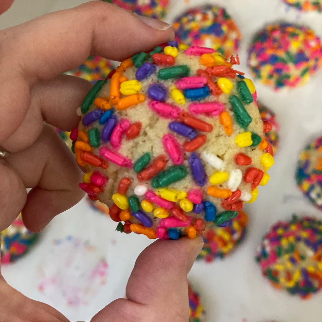 Sprinkle cookies