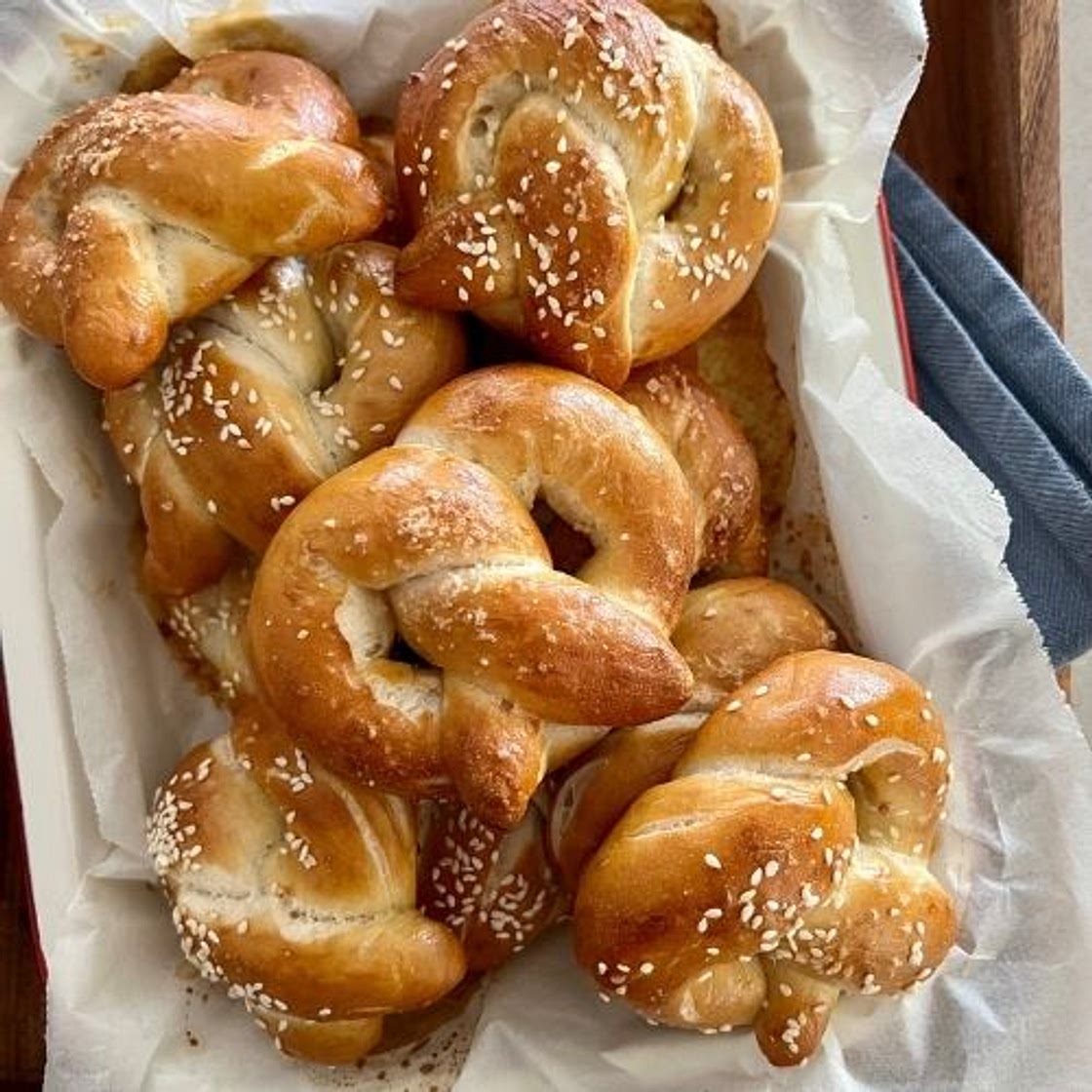 Soft Sourdough Pretzel Recipe