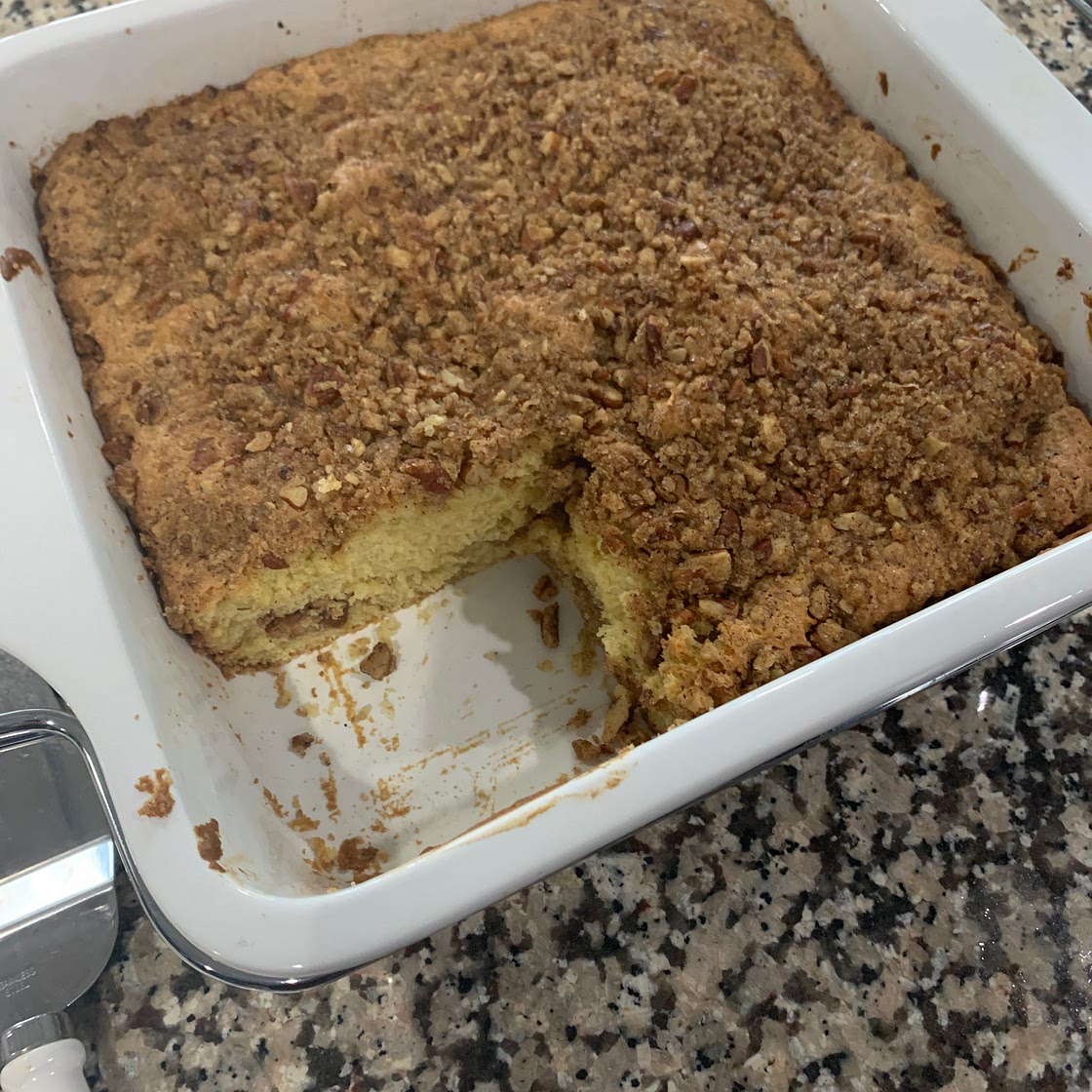 Pecan Sour Cream Coffee Cake