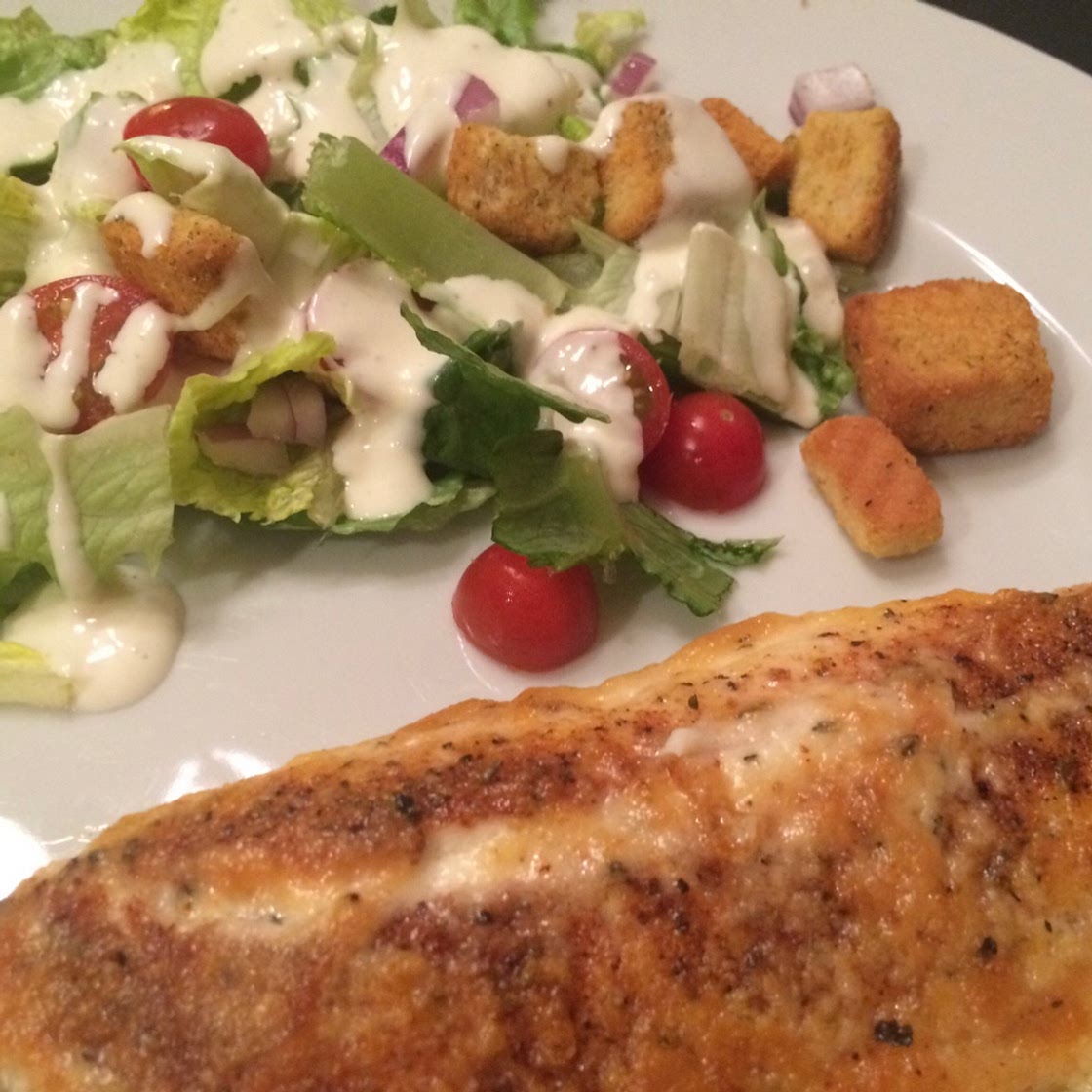 Broiled Tilapia Parmesan