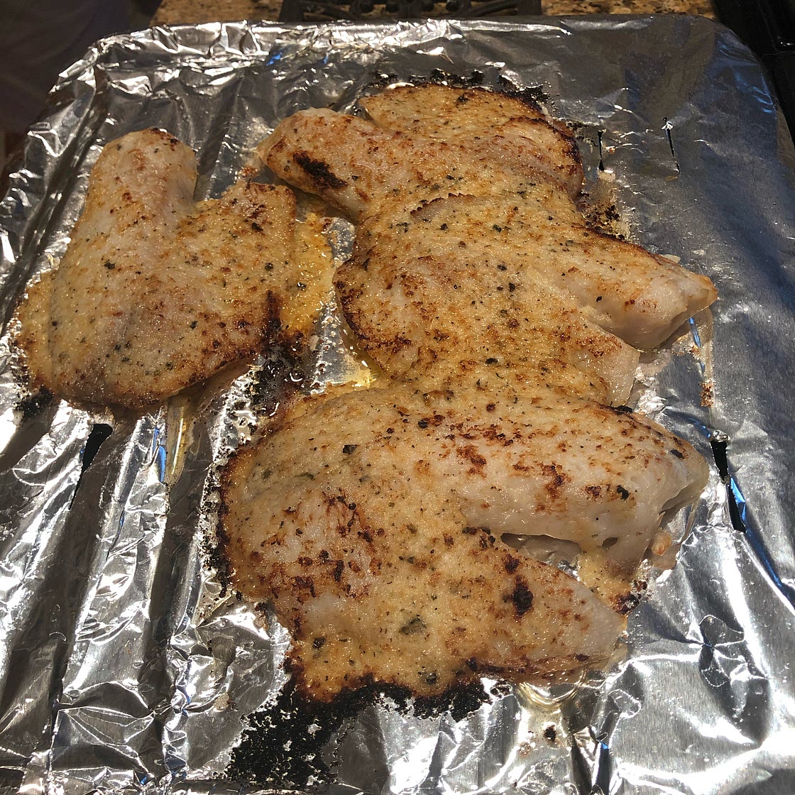 Broiled Tilapia Parmesan