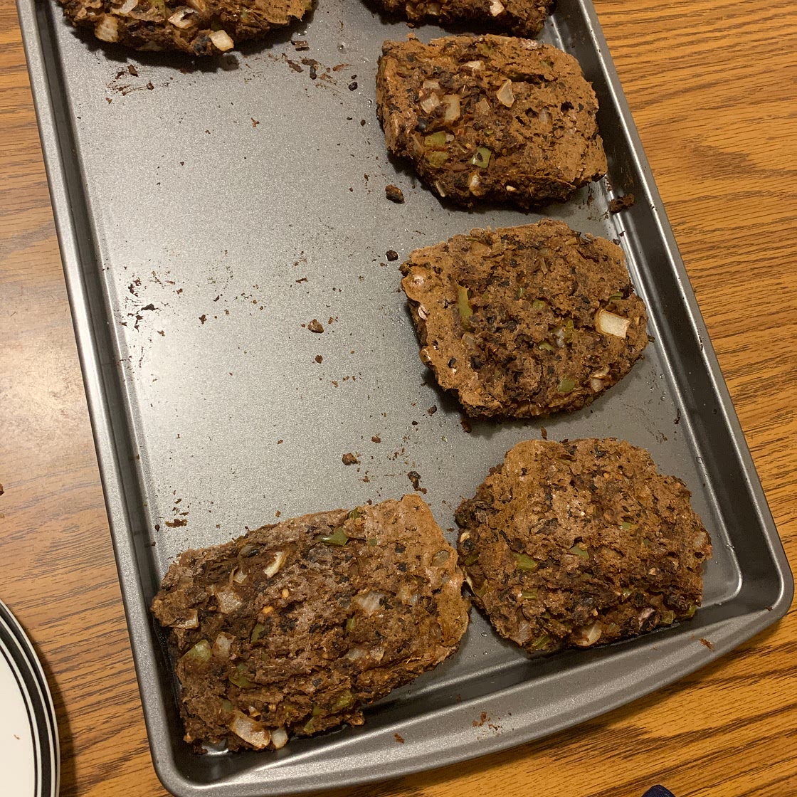 Homemade Black Bean Veggie Burgers