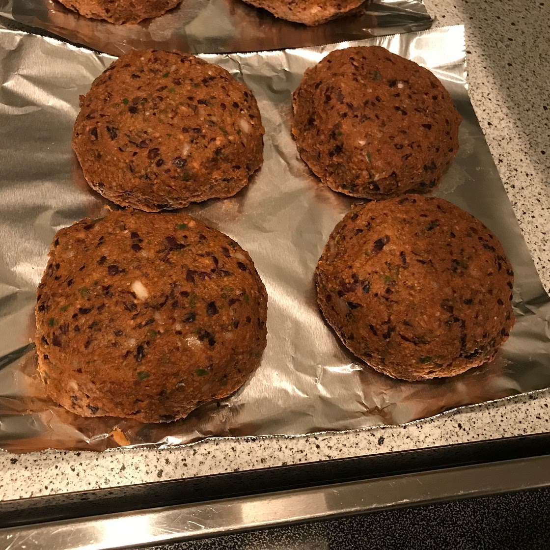 Homemade Black Bean Veggie Burgers