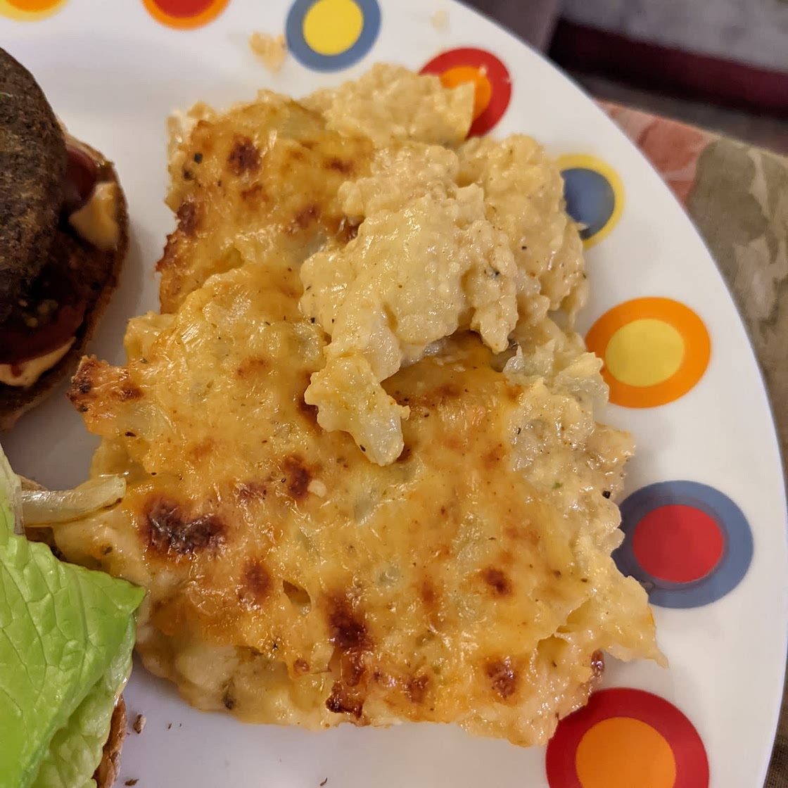Baked Cauliflower "Mac" and Cheese