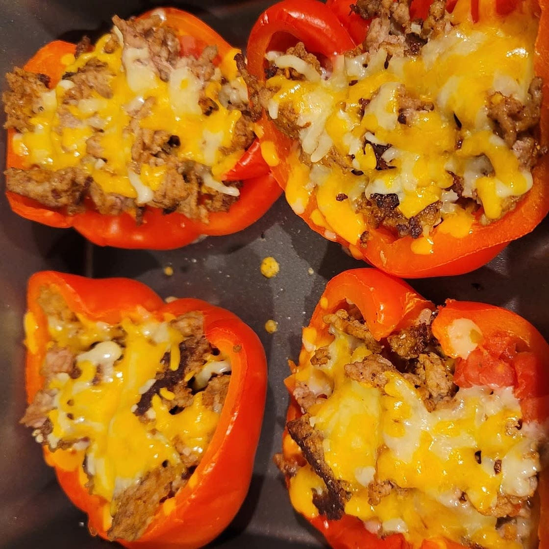 Taco Stuffed Bell Peppers (Keto Stuffed Peppers)