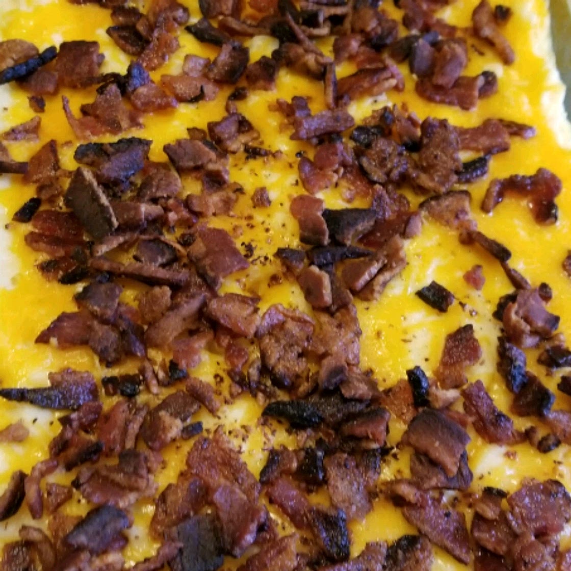 Twice Baked Potato Casserole With Bacon