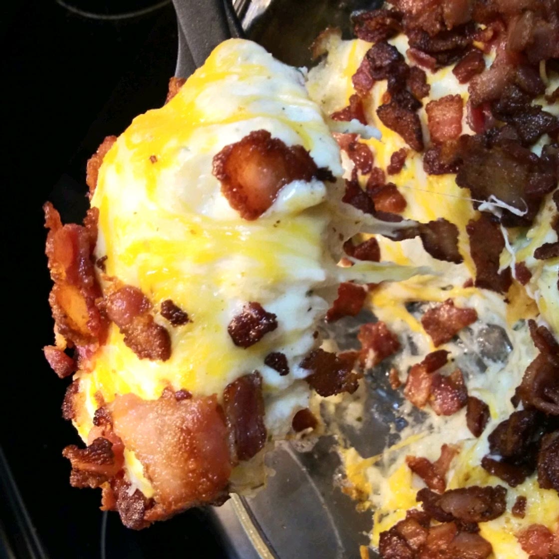 Twice Baked Potato Casserole With Bacon