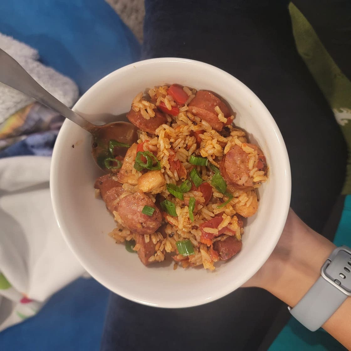 Cajun Sausage and Rice Skillet