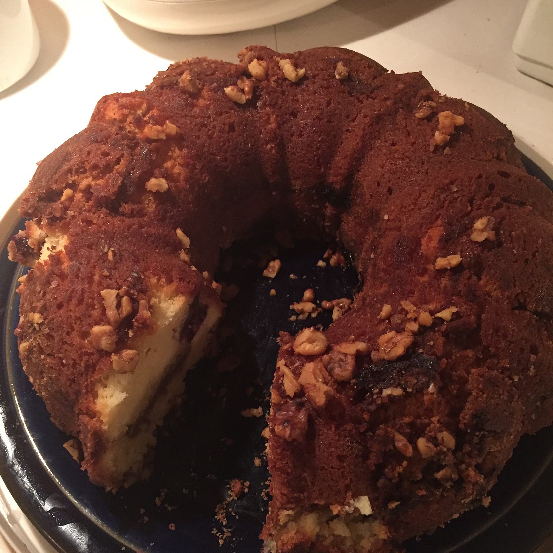 Blueberry Sour Cream Coffee Cake