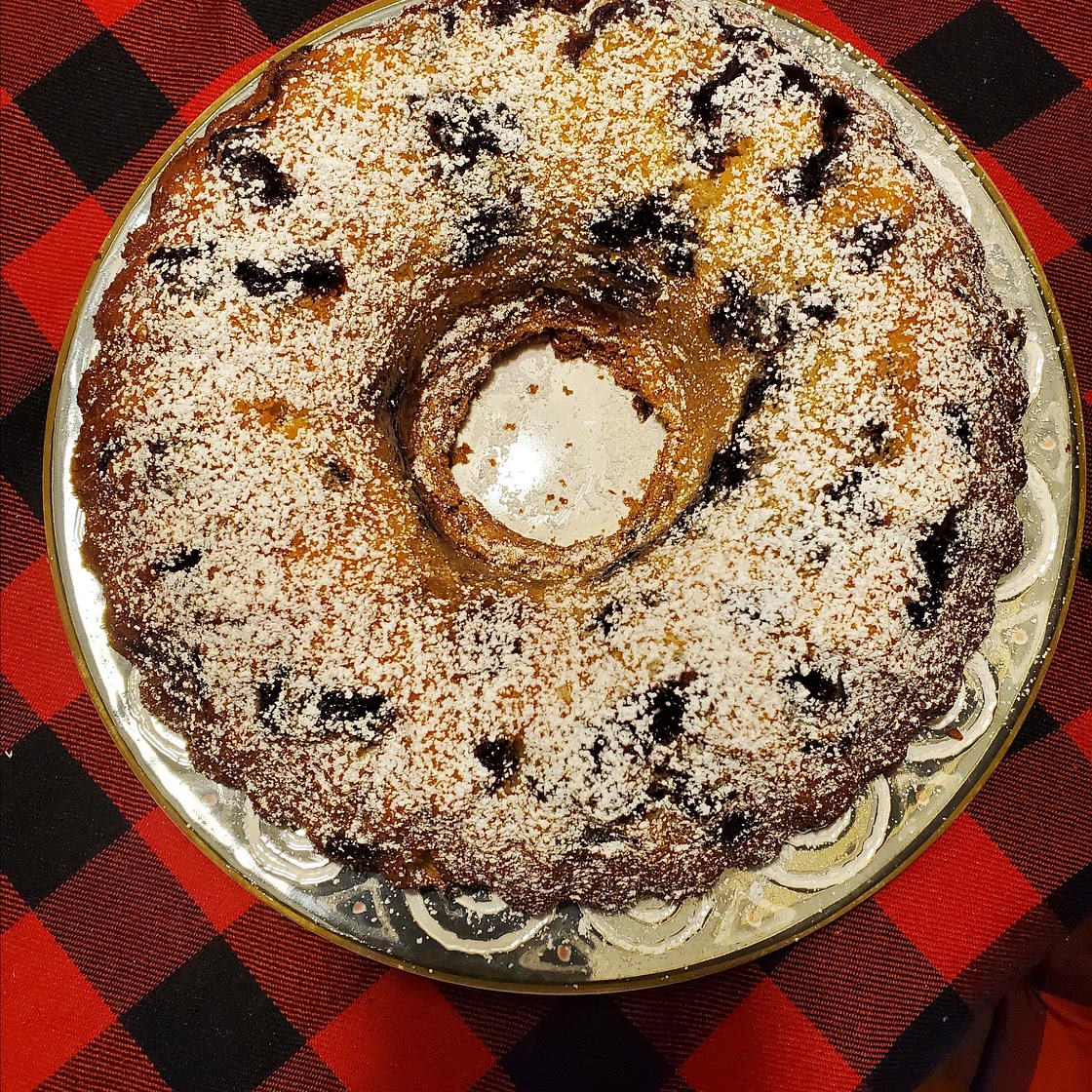 Blueberry Sour Cream Coffee Cake