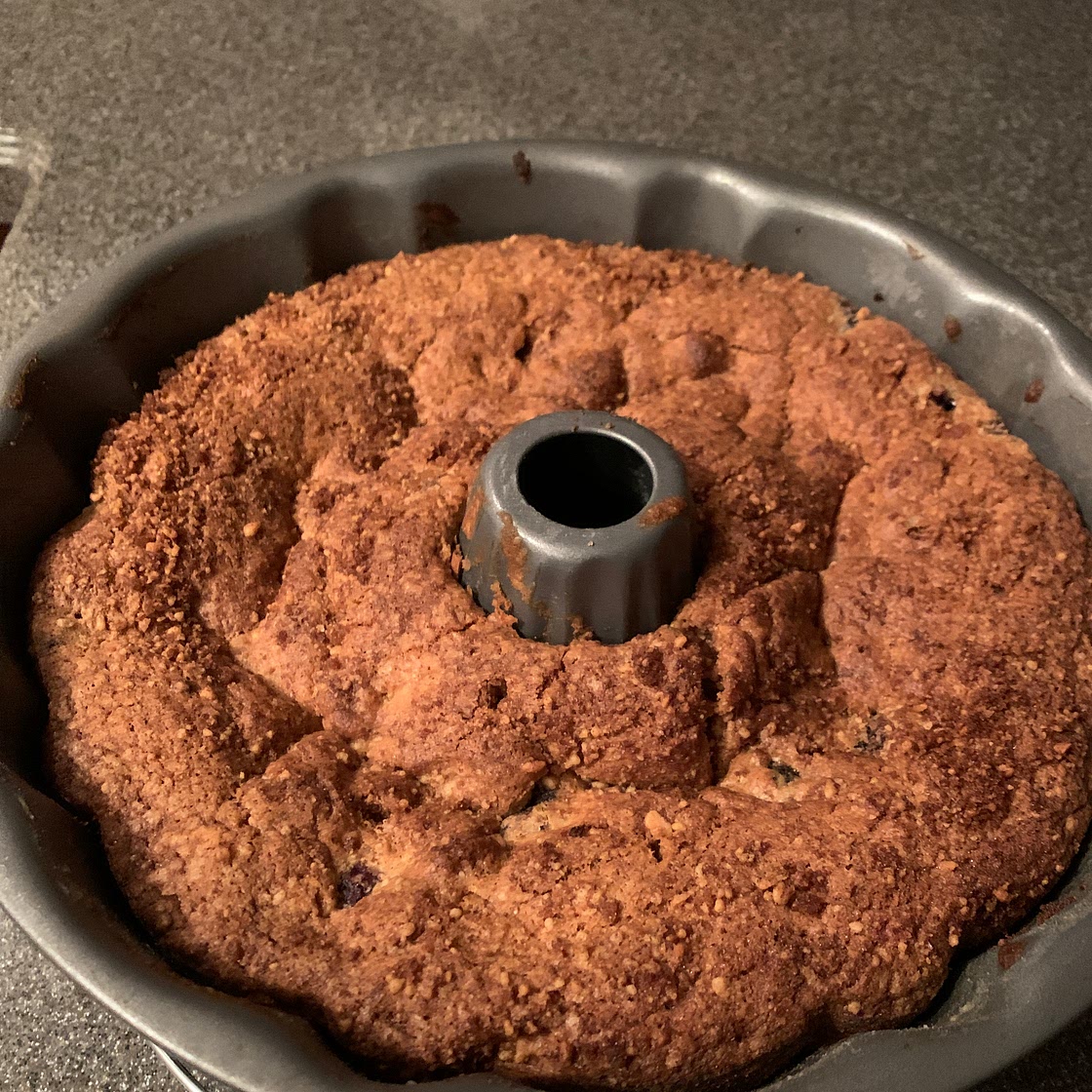 Blueberry Sour Cream Coffee Cake
