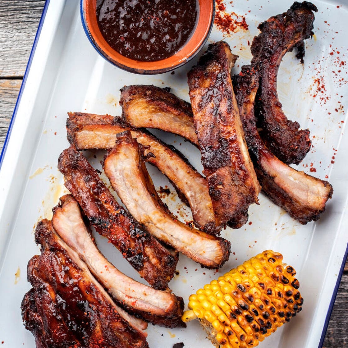 Jam-Glazed Spare Ribs