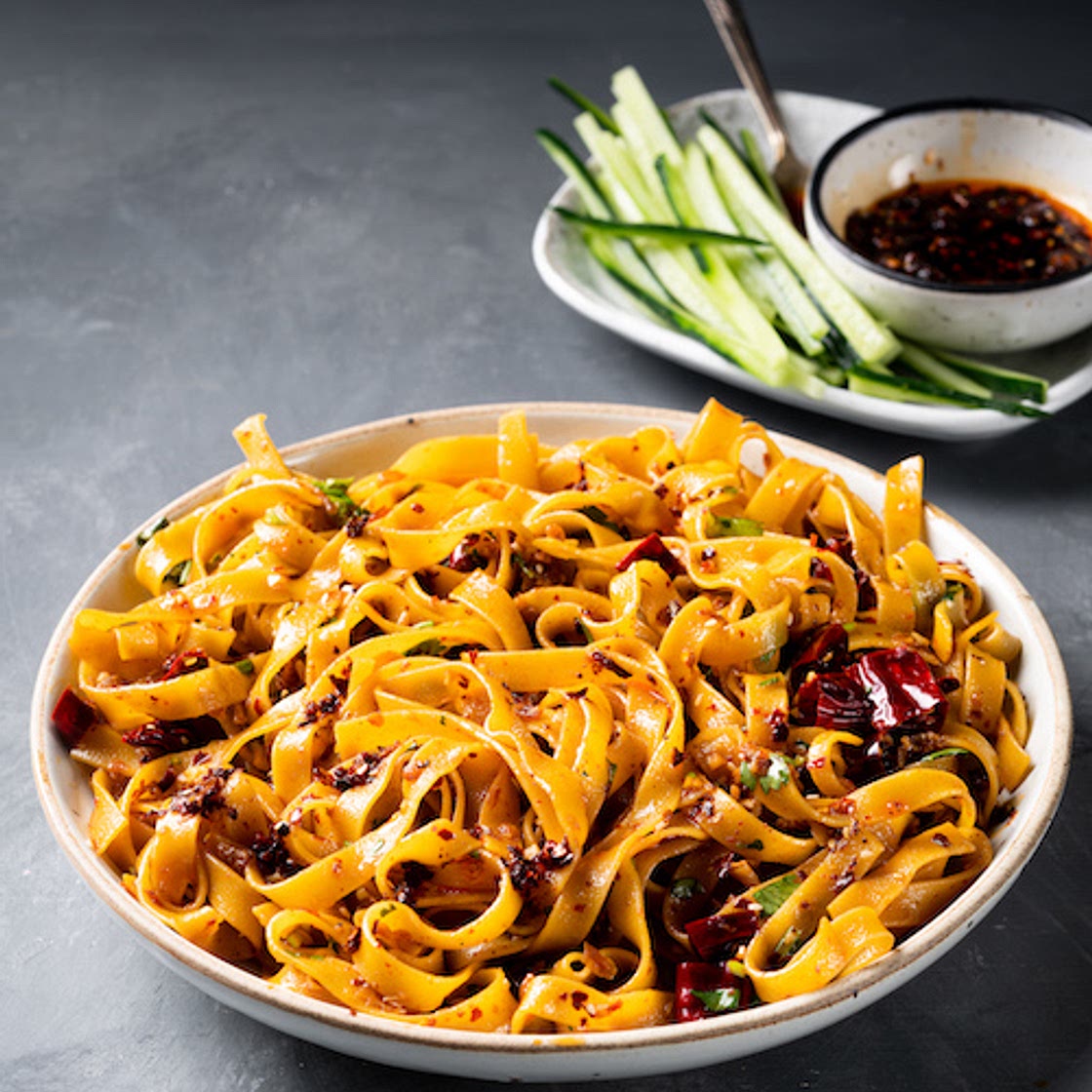 10-minute Spicy Chilli Garlic Oil Noodles