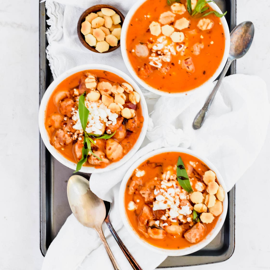 Spicy Sausage and Cauliflower Gnocchi Soup Recipe