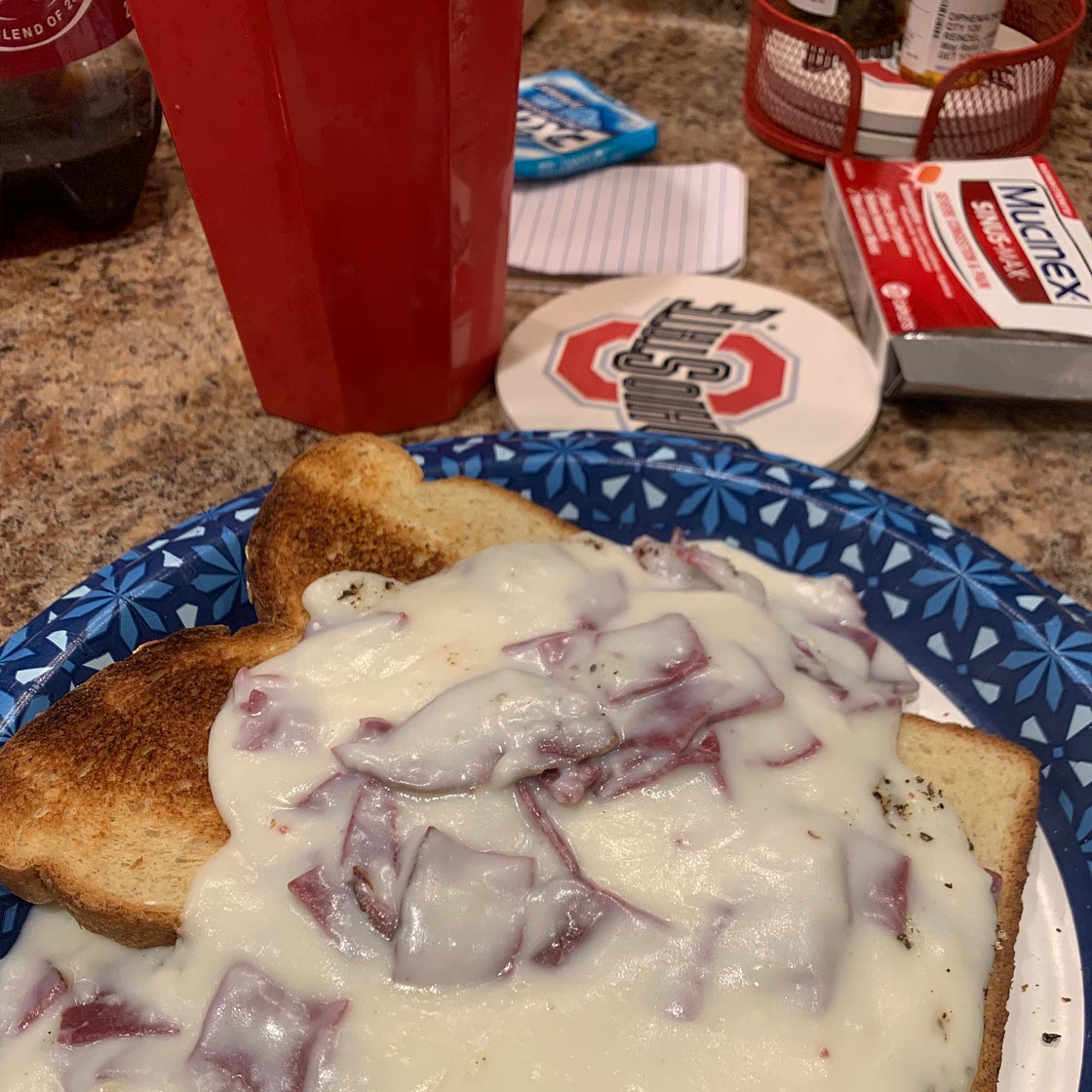 Creamed Chipped Beef on Toast