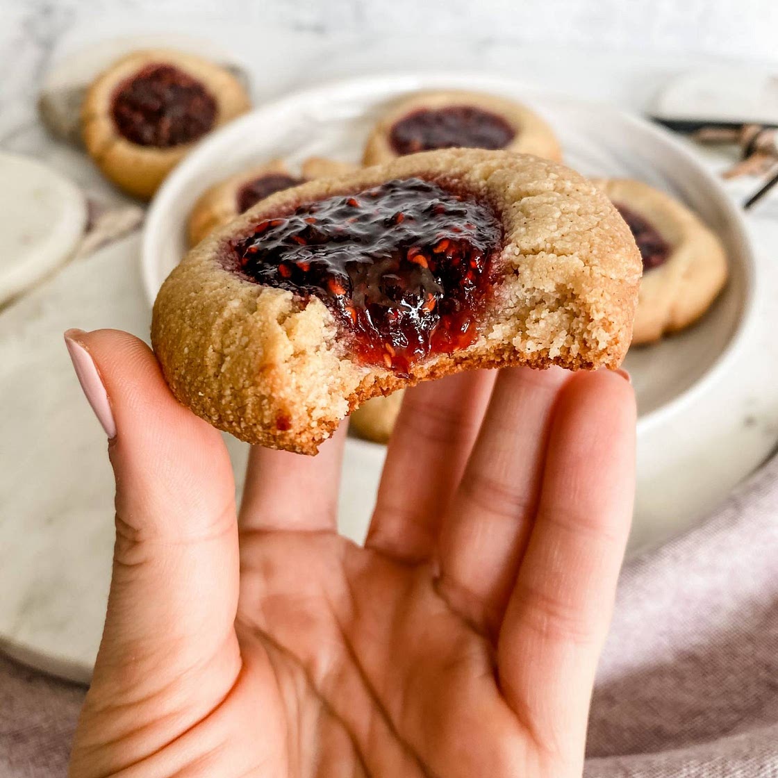 Healthy Thumbprint Cookies