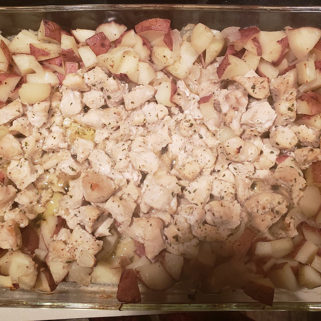 Chicken & Potato Foil Packets