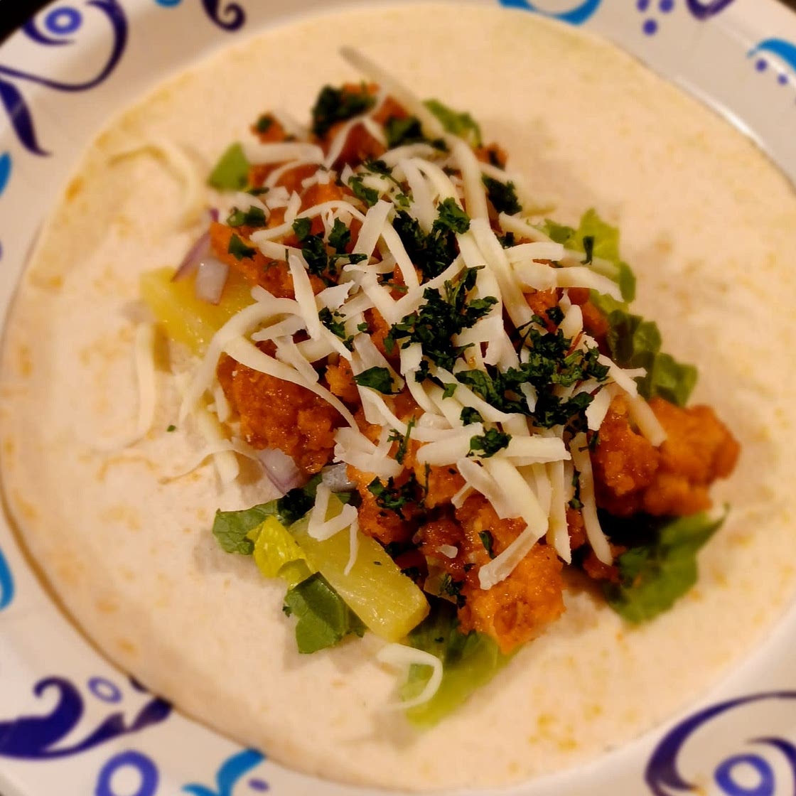 Hawaiian BBQ Chicken Wraps