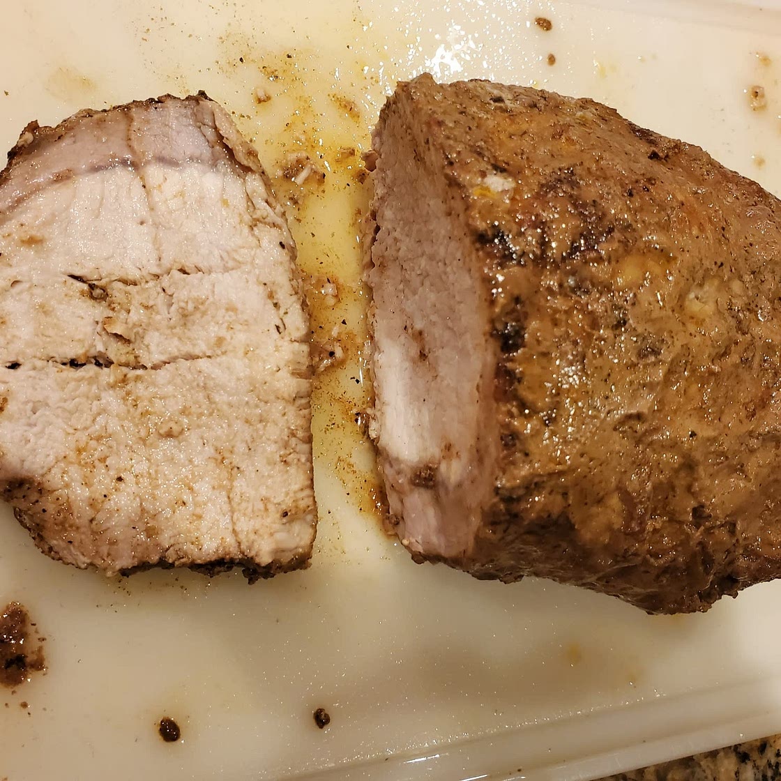 Crock Pot Garlic Balsamic Pork Loin