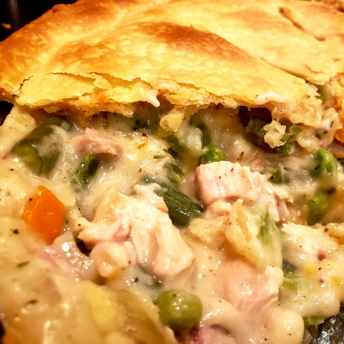 Dad's Leftover Turkey Pot Pie